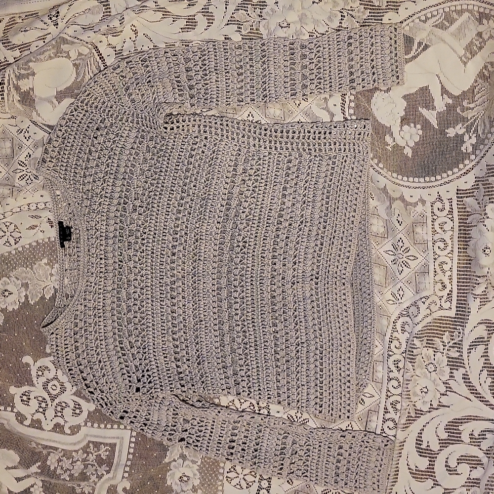 Theory Small Gray Pullover Sweater - image 1